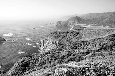 BIG SUR PACIFIC COAST HIGHWAY CALIFORNIA BLACK AND WHITE - Limited Edition of 55 thumb