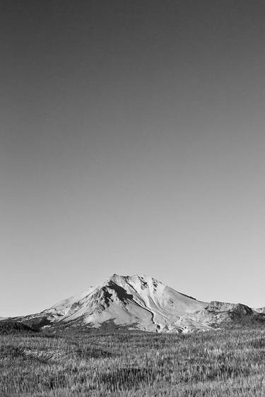 LASSEN PEAK VIEW FROM CINDER CONE LASSEN VOLCANIC NATIONAL PARK CALIFORNIA BLACK AND WHITE - Limited Edition of 55 thumb