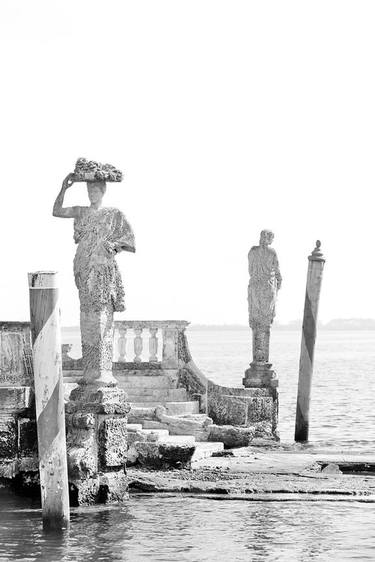 VIZCAYA MUSEUM AND GARDENS COCONUT GROVE MIAMI FLORIDA BLACK AND WHITE - Limited Edition of 100 thumb