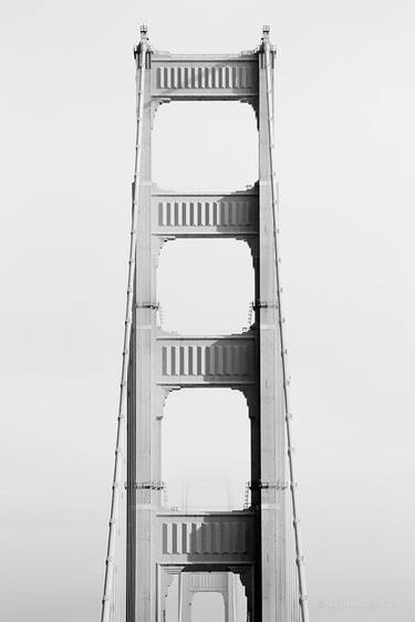GOLDEN GATE BRIDGE SAN FRANCISCO BLACK AND WHITE - Limited Edition of 100 thumb
