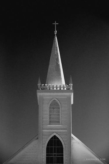 SAINT TERESA OF AVILA CHURCH BODEGA CALIFORNIA BLACK AND WHITE - Limited Edition of 100 thumb