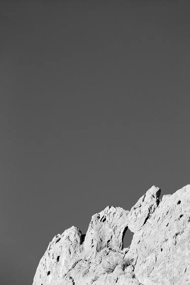 KISSING CAMELS GARDEN OF THE GODS COLORADO SPRINGS COLORADO BLACK AND WHITE VERTICAL - Limited Edition of 100 thumb