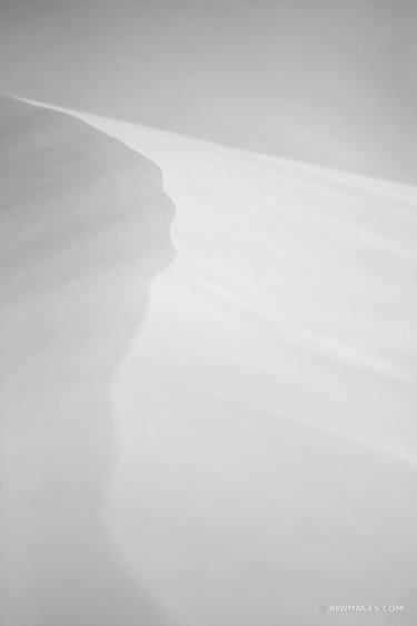 NATURE ABSTRACT GREAT SAND DUNES NATIONAL PARK COLORADO BLACK AND WHITE VERTICAL - Limited Edition of 100 thumb