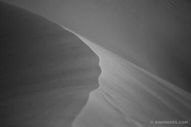 NATURE ABSTRACT GREAT SAND DUNES NATIONAL PARK COLORADO BLACK AND WHITE - Limited Edition of 100 thumb
