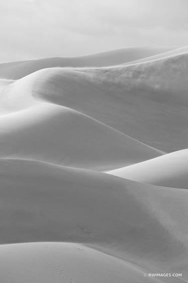 GREAT SAND DUNES NATIONAL PARK COLORADO BLACK AND WHITE VERTICAL - Limited Edition of 100 thumb