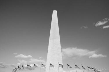 WASHINGTON MONUMENT NATIONAL MALL WASHINGTON DC BLACK AND WHITE - Limited Edition of 100 thumb
