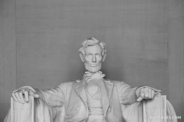 LINCOLN MEMORIAL WASHINGTON DC BLACK AND WHITE - Limited Edition of 125 thumb