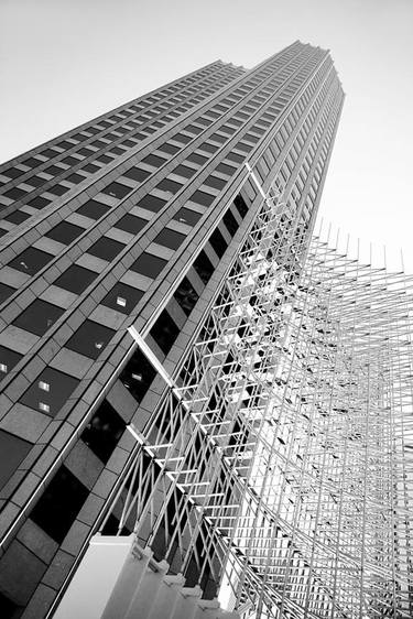 DOWNTOWN BOSTON MODERN ARCHITECTURE BLACK AND WHITE - Limited Edition of 100 thumb