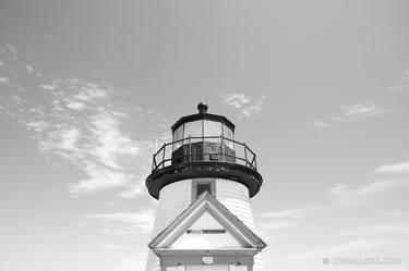 BRANT POINT LIGHT LIGHTHOUSE NANTUCKET BLACK AND WHITE - Limited Edition of 100 thumb