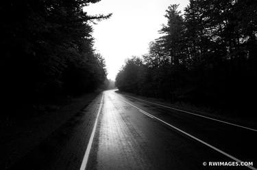 KANCAMAGUS HIGHWAY ROUTE 112 WHITE MOUNTAINS NEW HAMPSHIRE BLACK AND WHITE - Limited Edition of 100 thumb