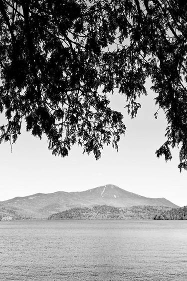 WHITEFACE MOUNTAIN LAKE PLACID UPSTATE NEW YORK BLACK AND WHITE - Limited Edition of 100 thumb