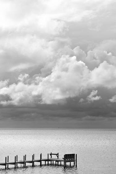 OBX OUTER BANKS NORTH CAROLINA BLACK AND WHITE VERTICAL - Limited Edition of 100 thumb