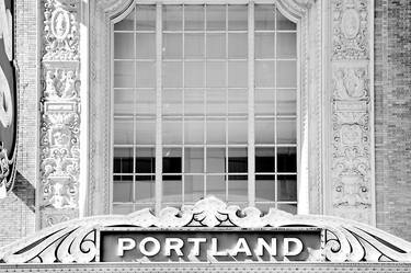 DOWNTOWN PORTLAND OREGON BLACK AND WHITE - Limited Edition of 125 thumb