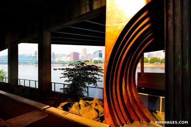 MODERN URBAN ARCHITECTURE EASTBANK ESPLANADE PORTLAND OREGON COLOR - Limited Edition of 125 thumb