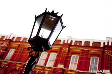 STREET LAMP OLD BUILDING GALVESTON TEXAS COLOR - Limited Edition of 125 thumb