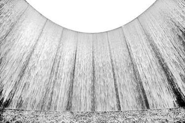 GERALD D. HINES WATERWALL PARK HOUSTON TEXAS BLACK AND WHITE - Limited Edition of 125 thumb