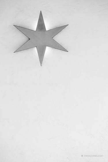 HOUSTON TEXAS STAR BLACK AND WHITE VERTICAL - Limited Edition of 125 thumb