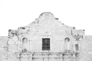 THE ALAMO MISSION SAN ANTONIO TEXAS BLACK AND WHITE - Limited Edition of 125 thumb