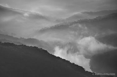 MOORMANS RIVER OVERLOOK SHENANDOAH NATIONAL PARK VIRGINIA BLACK AND WHITE - Limited Edition of 125 thumb