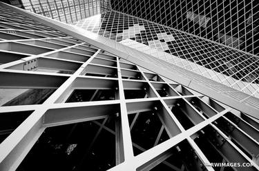 SEATTLE PUBLIC LIBRARY MODERN ARCHITECTURE SEATTLE WASHINGTON BLACK AND WHITE - Limited Edition of 125 thumb