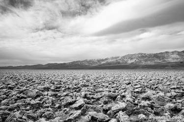 DEVILS GOLF COURSE DEATH VALLEY CALIFORNIA BLACK AND WHITE - Limited Edition of 125 thumb