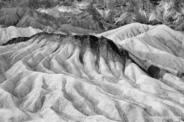 ZABRISKIE POINT DEATH VALLEY CALIFORNIA BLACK AND WHITE - Limited Edition of 125 thumb