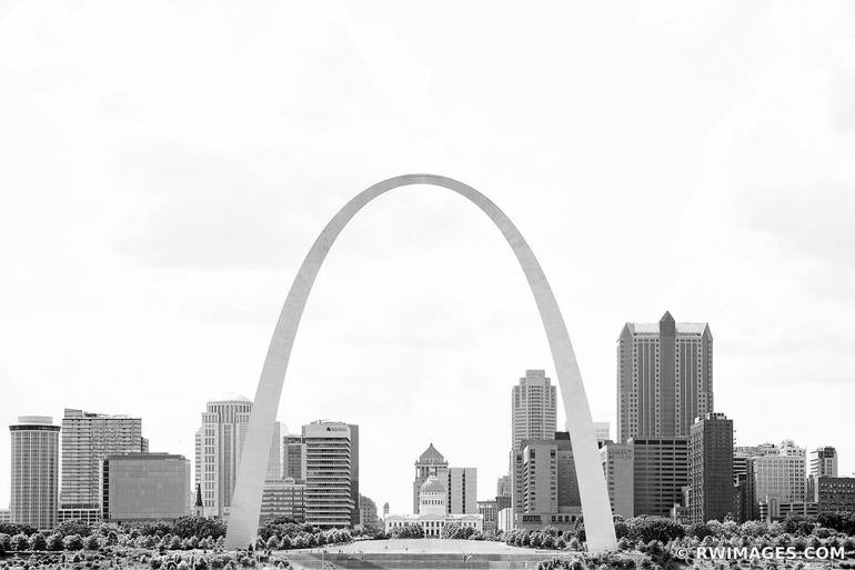 St. Louis Skyline  City art, St louis art museum, Saint louis arch