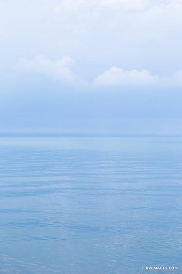 FEELING BLUE | LAKE MICHIGAN HIGHLAND PARK ILLINOIS CHICAGO'S NORTHSHORE SUBURBS VERTICAL COLOR - Limited Edition of 100 thumb
