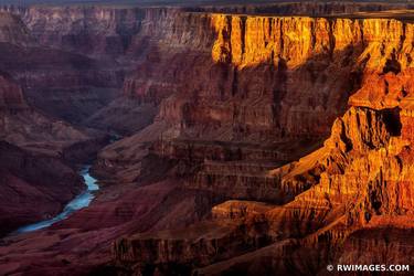 DESERT VIEW SUNSET COLORADO RIVER GRAND CANYON ARIZONA COLOR - Limited Edition of 100 thumb