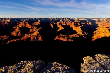 YAVAPAI POINT SUNSET GRAND CANYON ARIZONA AMERICAN DESERT SOUTHWEST LANDSCAPE - Limited Edition of 100 thumb