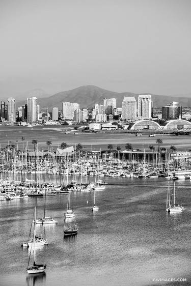 SAN DIEGO CITY SKYLINE SAILBOATS SAN DIEGO CALIFORNIA thumb