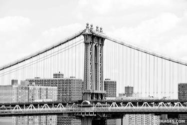 MANHATTAN, BRIDGE, NEW YORK, BLACK AND WHITE, NYC, NY thumb