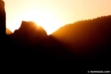 HALF DOME AT SUNRISE TUNNEL VIEW YOSEMITE NATIONAL PARK thumb