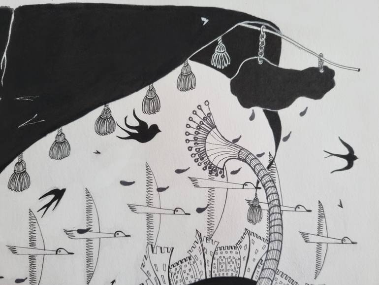 Original Expressionism Pop Culture/Celebrity Drawing by Vera Fonseka