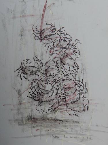 Print of Abstract Floral Drawings by dwijoko harianto