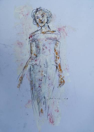 Print of Figurative Fashion Drawings by dwijoko harianto