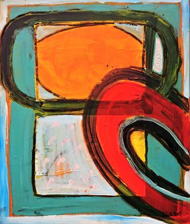 Original Abstract Expressionism Abstract Paintings by Frank Cummins