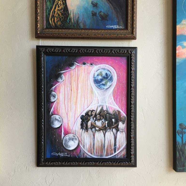 Original Conceptual Women Painting by Carrie Martinez