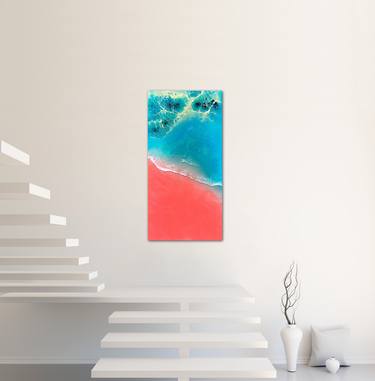 Original Abstract Beach Paintings by Ana Hefco