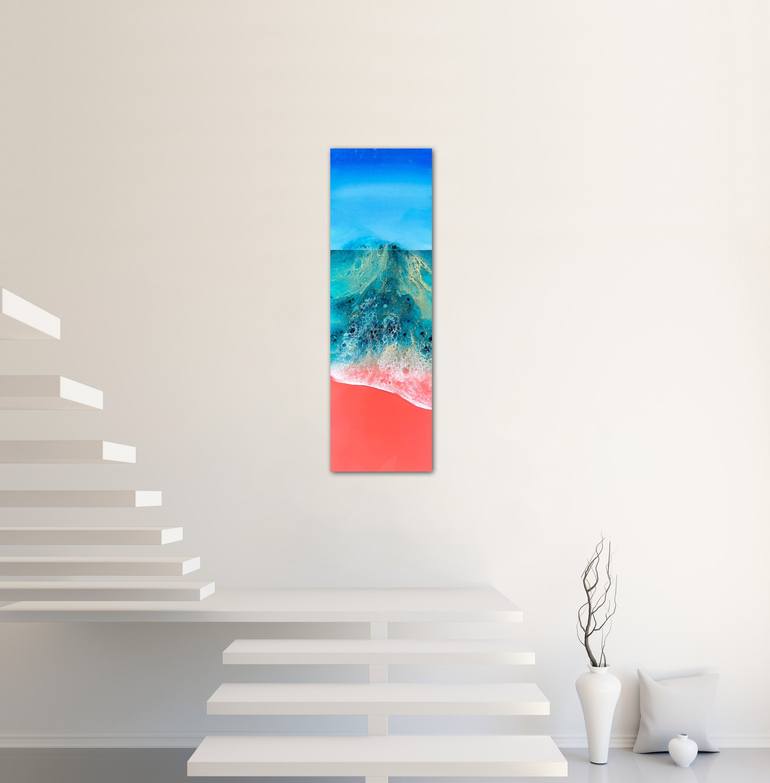 Original Minimalism Beach Paintings by Ana Hefco