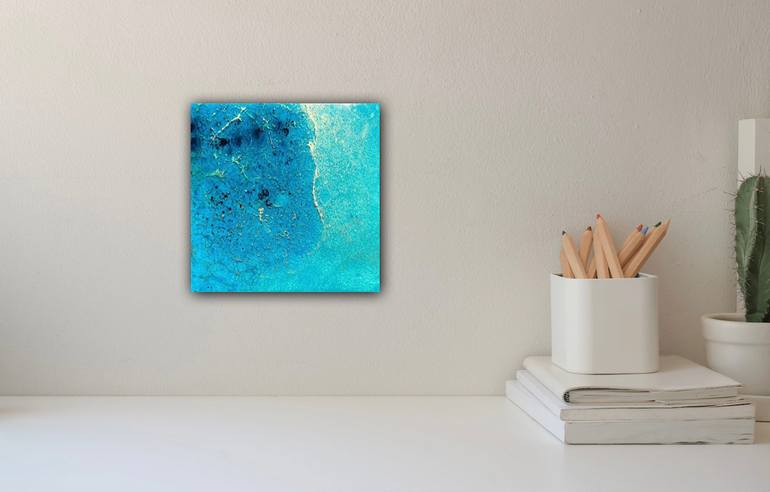 Original Abstract Aerial Painting by Ana Hefco