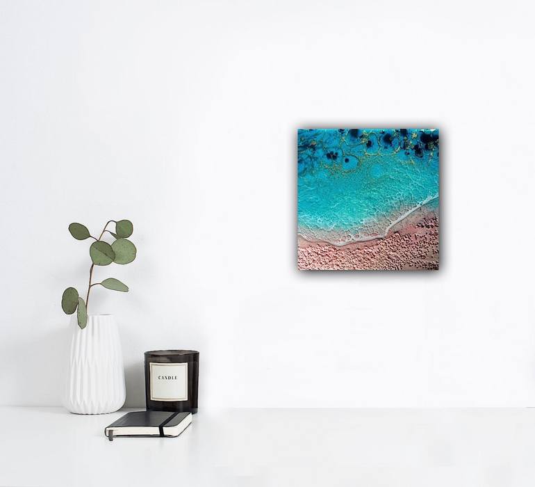 Original Beach Painting by Ana Hefco