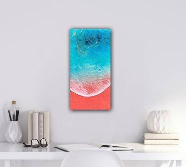 Original Abstract Seascape Paintings by Ana Hefco