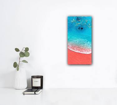 Original Abstract Beach Paintings by Ana Hefco