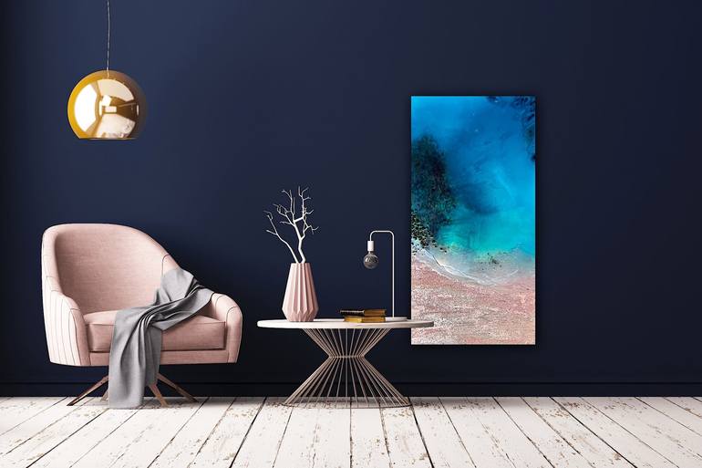 Original Abstract Aerial Paintings by Ana Hefco