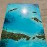 Flying over Bahamas painting