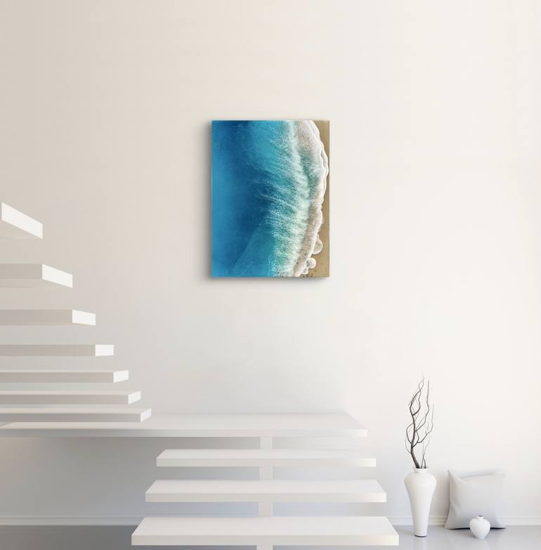 Original Abstract Aerial Painting by Ana Hefco