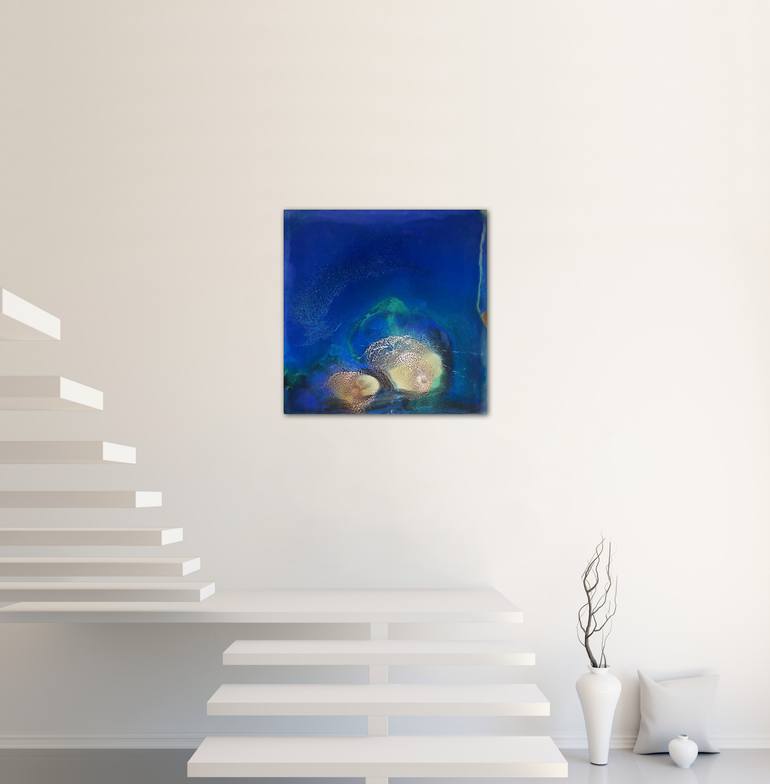 Original Abstract Expressionism Abstract Painting by Ana Hefco