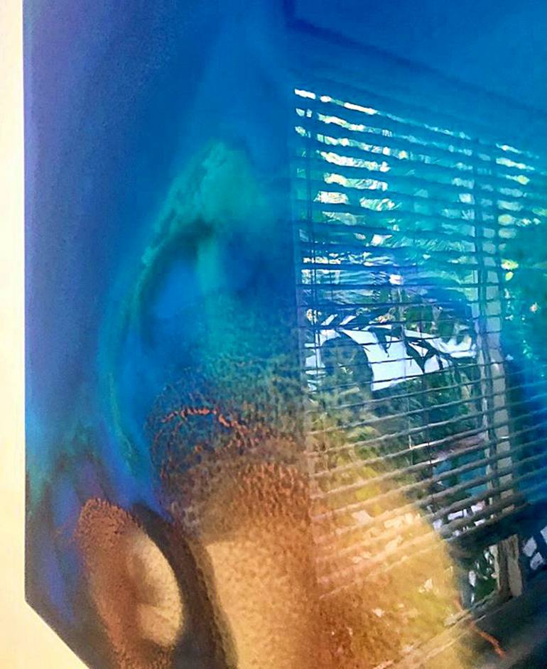 Original Abstract Expressionism Abstract Painting by Ana Hefco