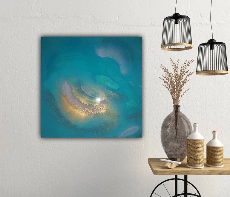 Original Abstract Expressionism Abstract Painting by Ana Hefco